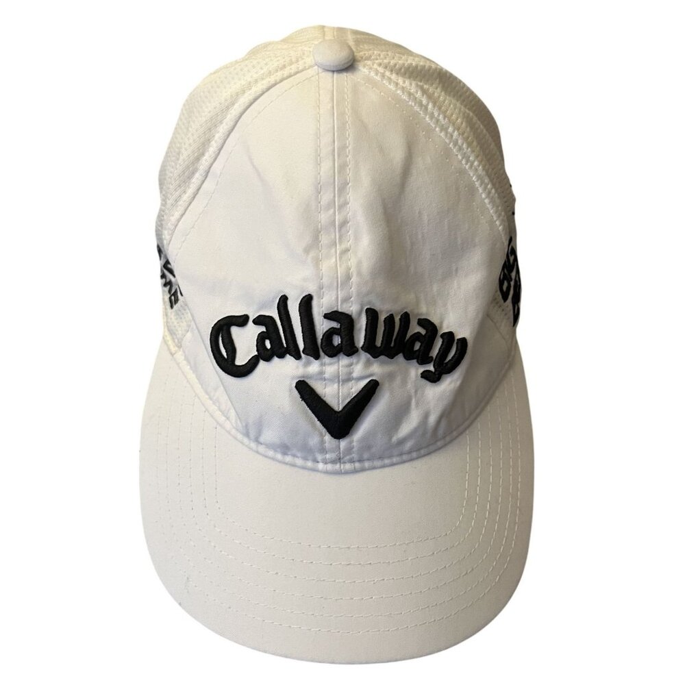 Callaway Tour Authentic Big Bertha Golf Embroidered Odyssey Cap White Adjustable